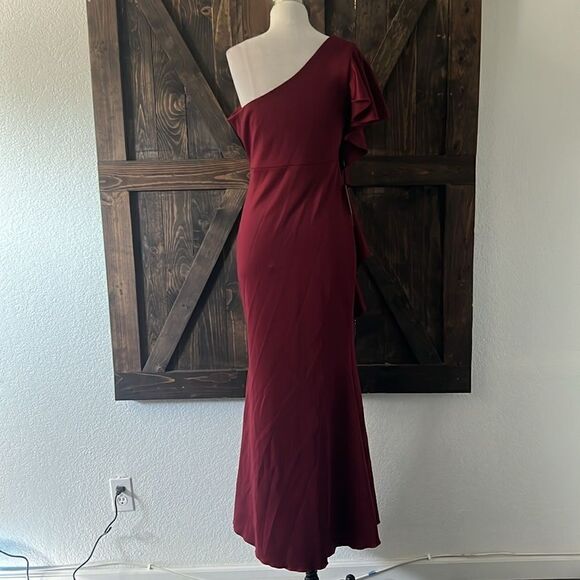 NWT One Shoulder Mermaid Evening Dress Long Formal Cocktail Dress - Picture 11 of 14